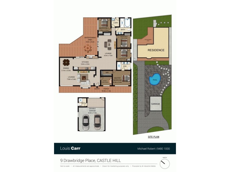 9 Drawbridge Place, Castle Hill NSW 2154 Floorplan