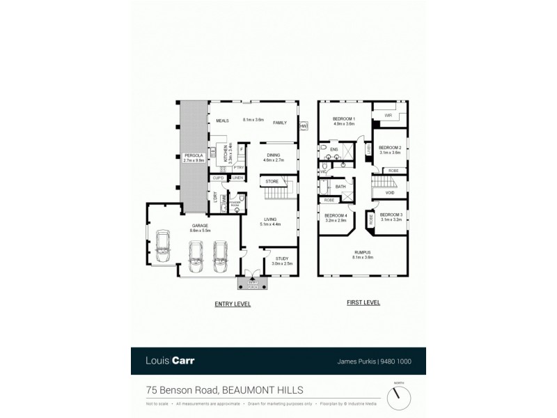 75 Benson Road, Beaumont Hills NSW 2155 Floorplan