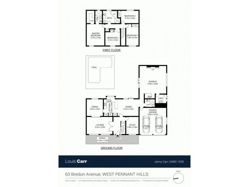 63 Bredon Avenue, West Pennant Hills NSW 2125 Floorplan