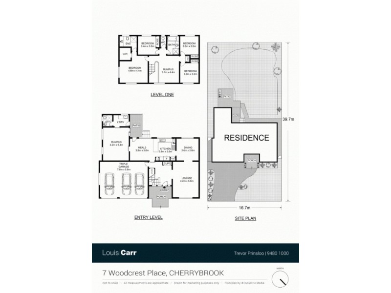 7 Woodcrest Place, Cherrybrook NSW 2126 Floorplan