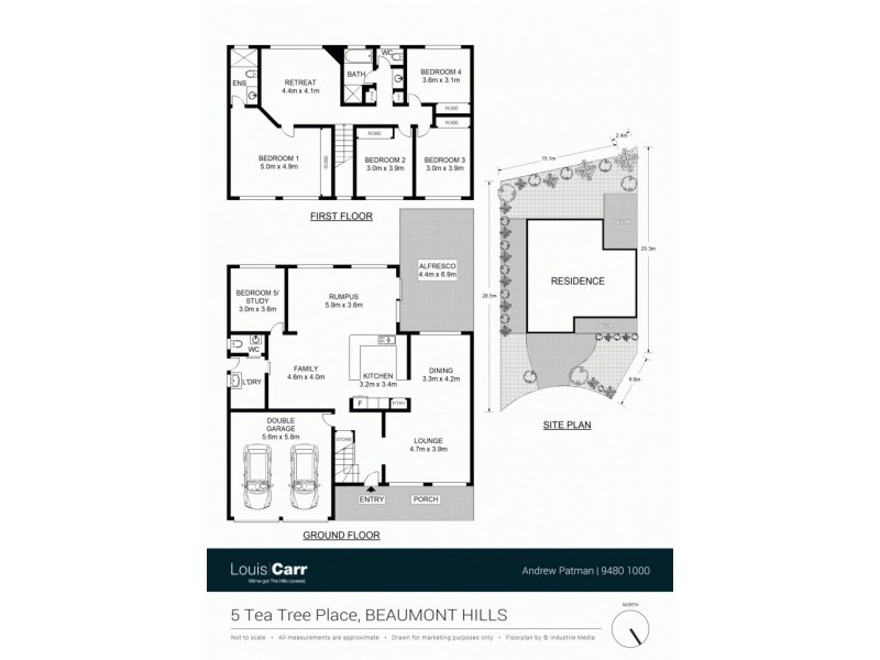 5 Tea Tree Place, Beaumont Hills NSW 2155 Floorplan