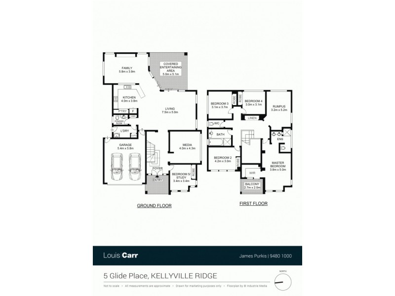 5 Glide Place, Kellyville Ridge NSW 2155 Floorplan