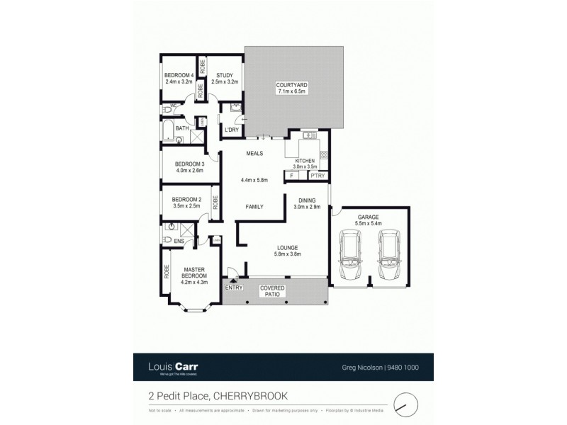 2 Pedit Place, Cherrybrook NSW 2126 Floorplan