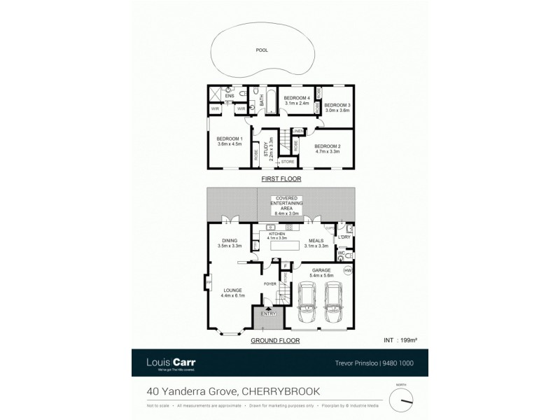 40 Yanderra Grove, Cherrybrook NSW 2126 Floorplan