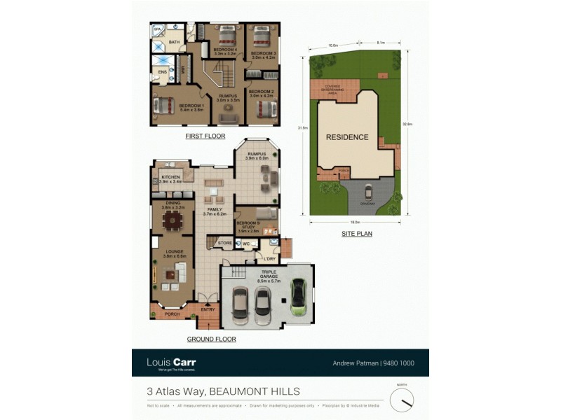3 Atlas Way, Beaumont Hills NSW 2155 Floorplan