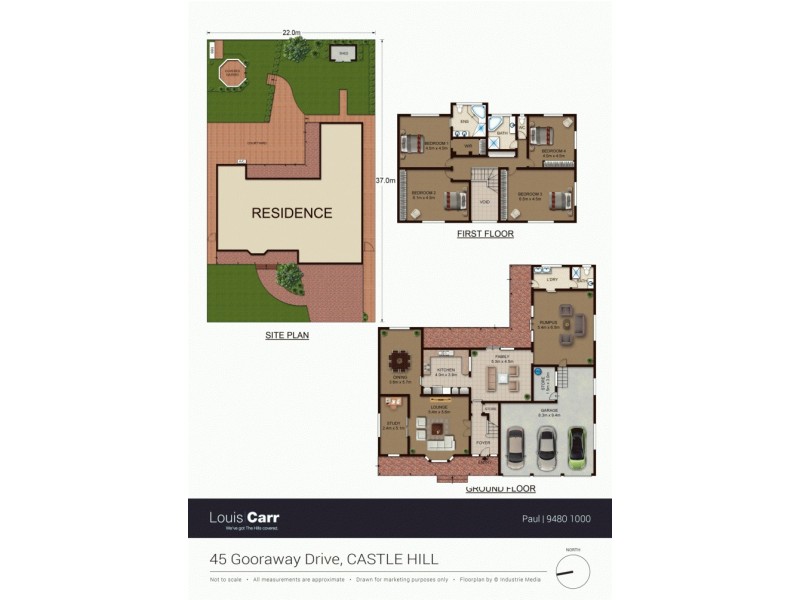 45 Gooraway Drive, Castle Hill NSW 2154 Floorplan