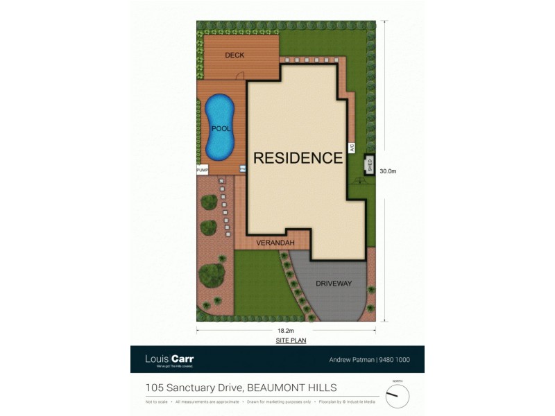 105 Sanctuary Drive, Beaumont Hills NSW 2155 Floorplan