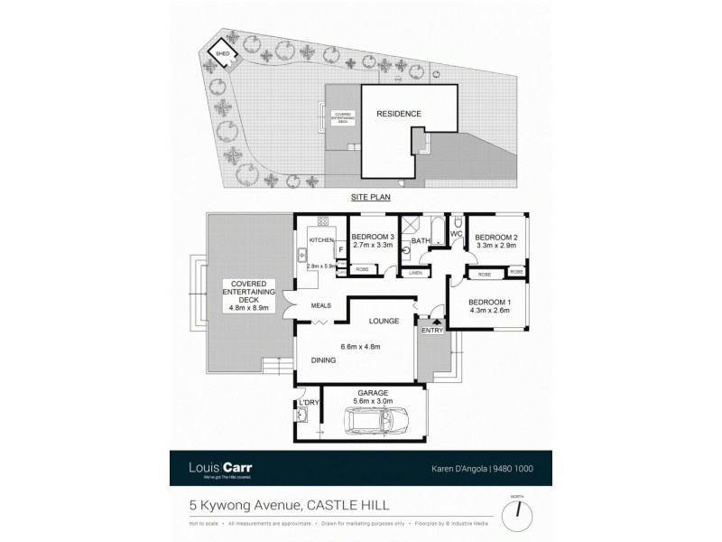 5 Kywong Avenue, Castle Hill NSW 2154 Floorplan