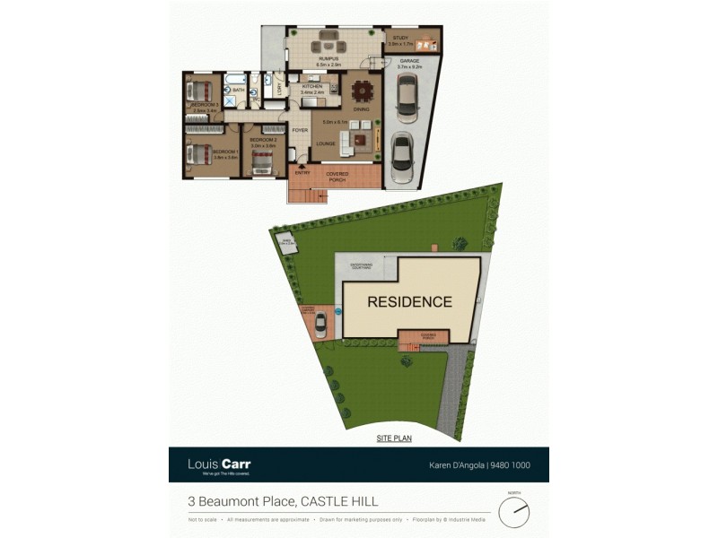 3 Beaumont Place, Castle Hill NSW 2154 Floorplan