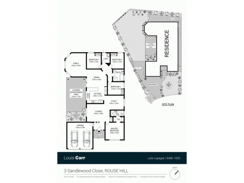 3 Sandlewood Close, Rouse Hill NSW 2155 Floorplan