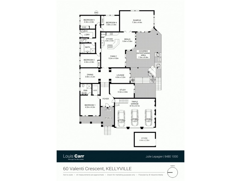 60 Valenti Crescent, Kellyville NSW 2155 Floorplan