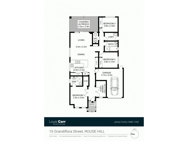 15 Grandiflora Street, Rouse Hill NSW 2155 Floorplan