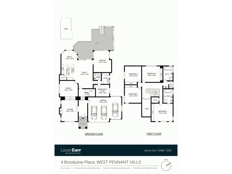 4 Brookpine Place, West Pennant Hills NSW 2125 Floorplan