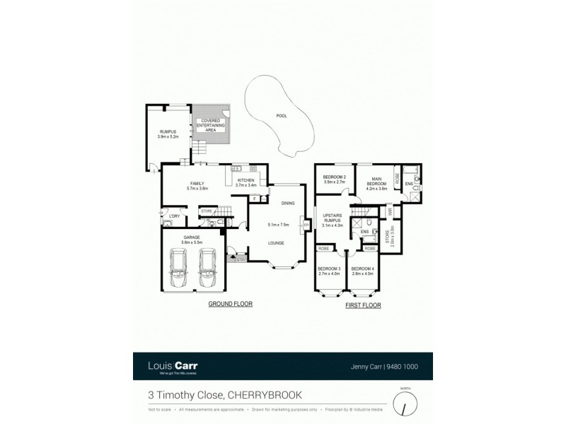 3 Timothy Close, Cherrybrook NSW 2126 Floorplan