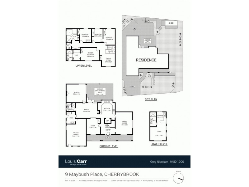 9 Maybush Place, Cherrybrook NSW 2126 Floorplan