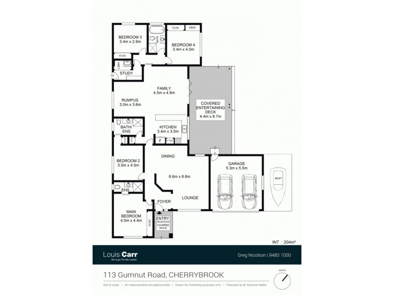 113 Gumnut Road, Cherrybrook NSW 2126 Floorplan