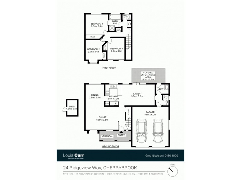 24 Ridgeview Way, Cherrybrook NSW 2126 Floorplan