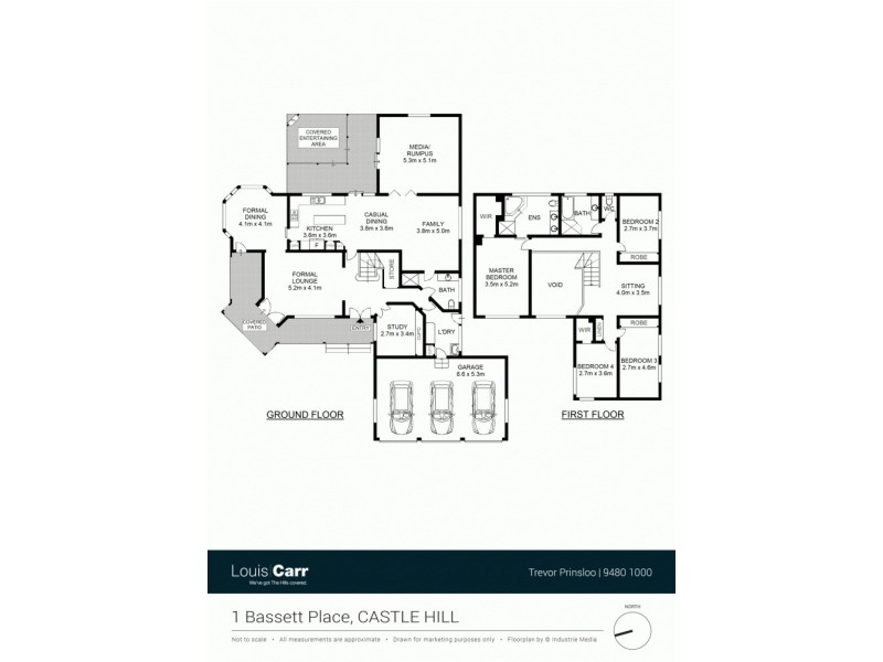 1 Bassett Place, Castle Hill NSW 2154 Floorplan