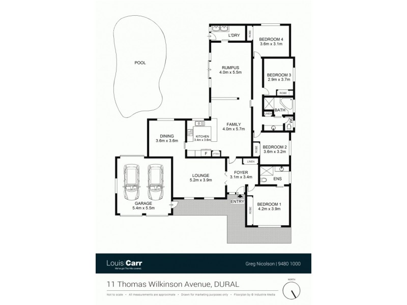 11 Thomas Wilkinson Avenue, Dural NSW 2158 Floorplan