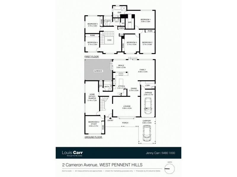 2 Cameron Avenue, West Pennant Hills NSW 2125 Floorplan