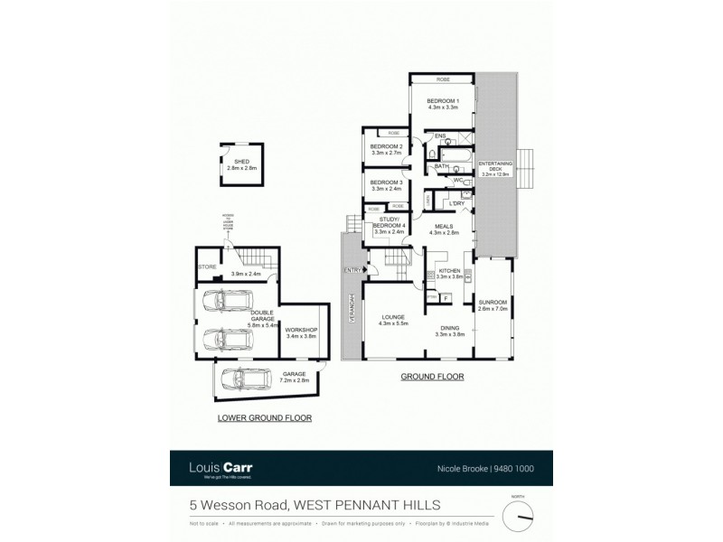 5 Wesson Road, West Pennant Hills NSW 2125 Floorplan