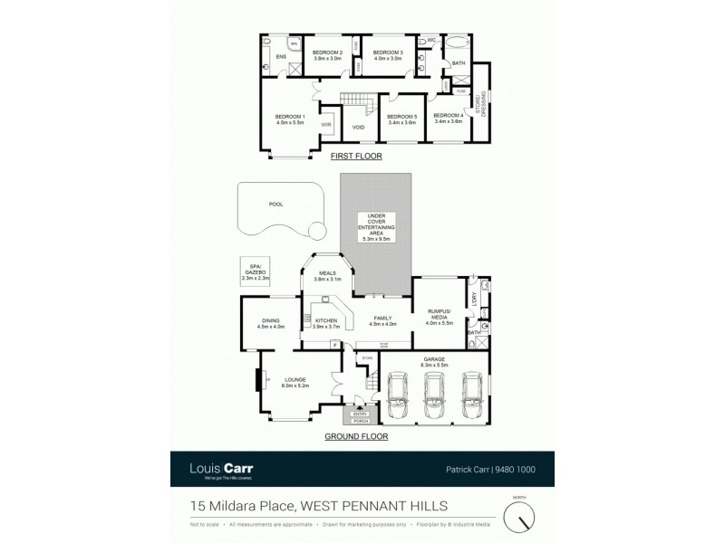 15 Mildara Place, West Pennant Hills NSW 2125 Floorplan