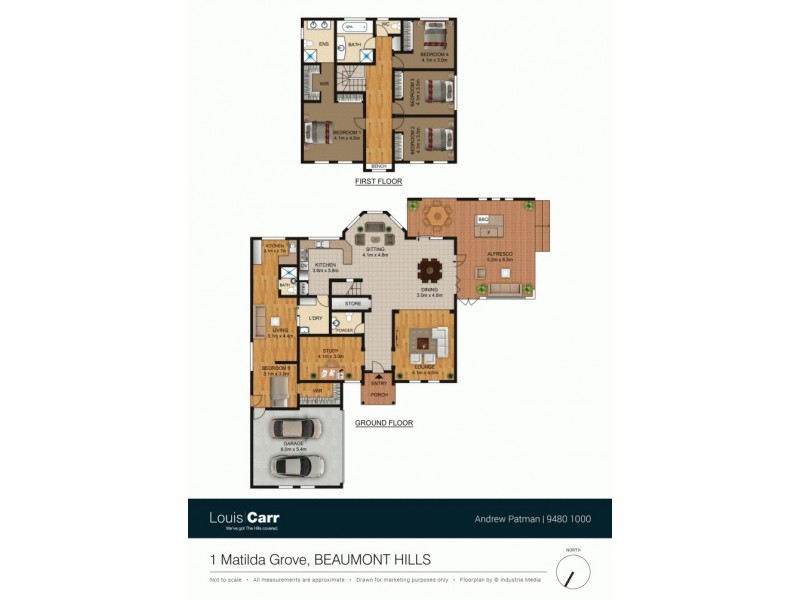 1 Matilda Grove, Beaumont Hills NSW 2155 Floorplan