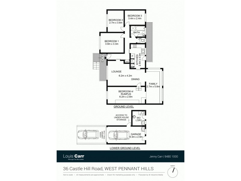 36 Castle Hill Road, West Pennant Hills NSW 2125 Floorplan