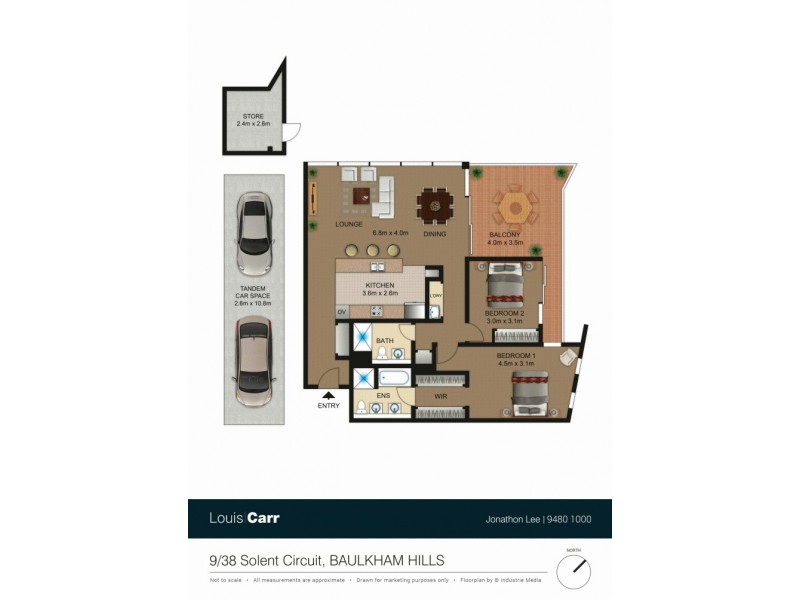9/38 Solent Circuit, Baulkham Hills NSW 2153 Floorplan