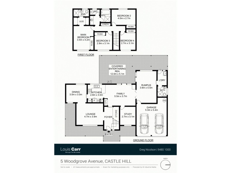 5 Woodgrove Avenue, Castle Hill NSW 2154 Floorplan