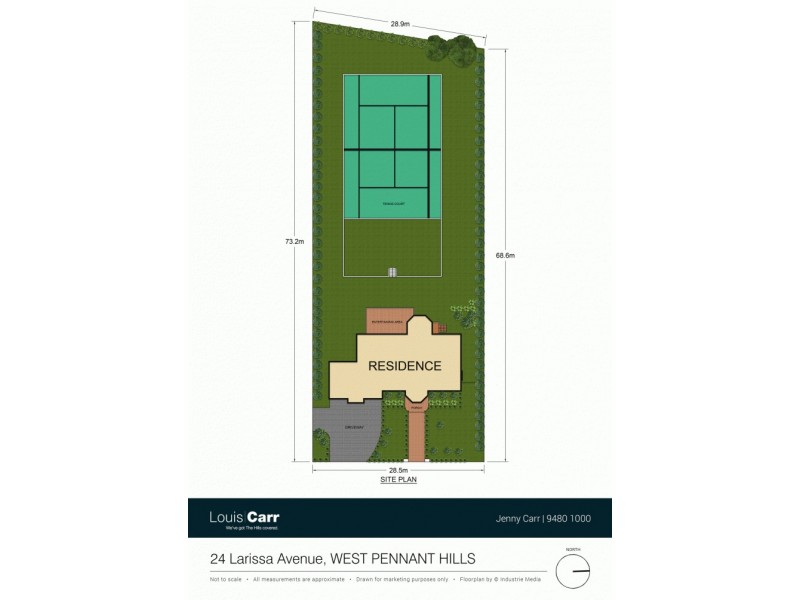 24 Larissa Avenue, West Pennant Hills NSW 2125 Floorplan