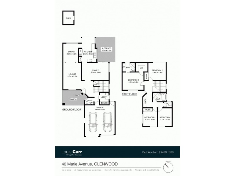 40 Marie Avenue, Glenwood NSW 2768 Floorplan
