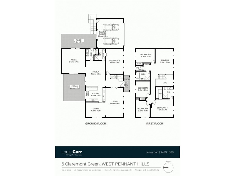 6 Claremont Green, West Pennant Hills NSW 2125 Floorplan