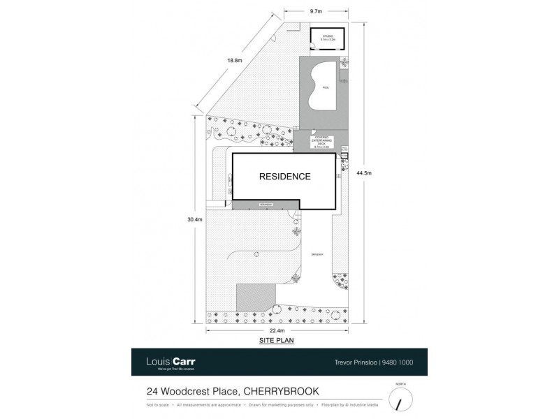 24 Woodcrest Place, Cherrybrook NSW 2126 Floorplan