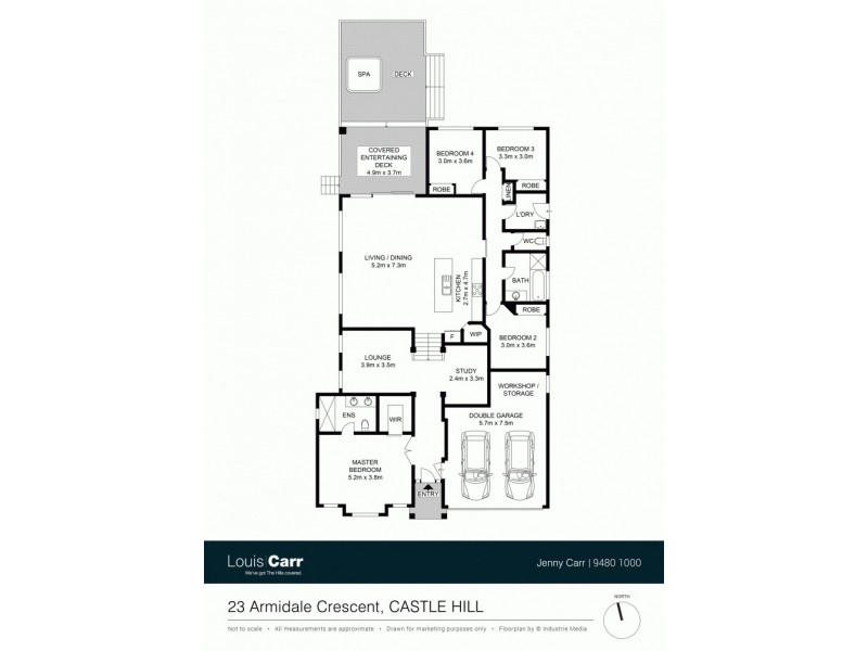 23 Armidale Crescent, Castle Hill NSW 2154 Floorplan