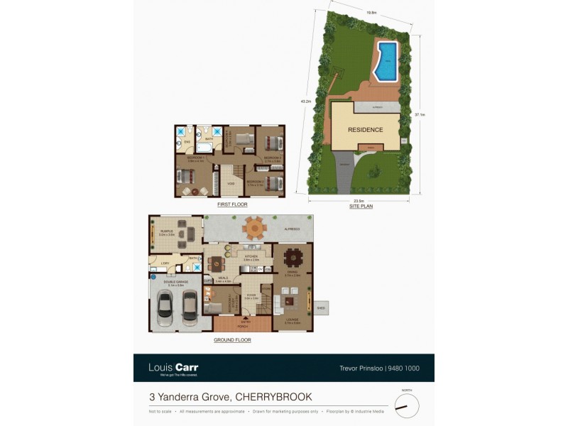 3 Yanderra Grove, Cherrybrook NSW 2126 Floorplan