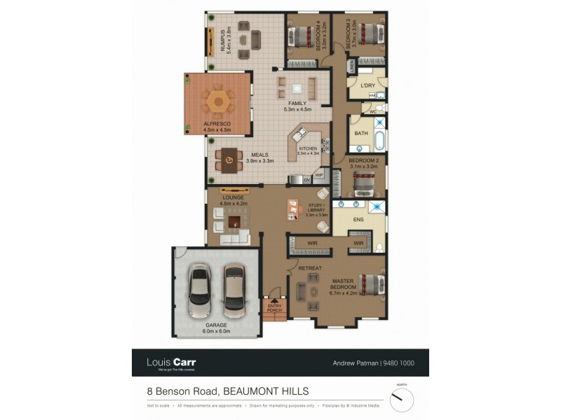 8 Benson Road, Beaumont Hills NSW 2155 Floorplan