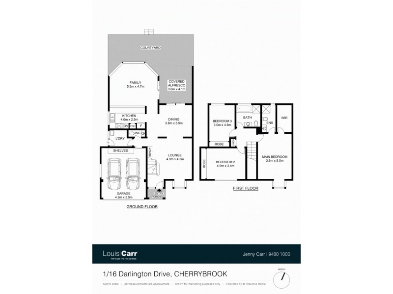 1/16 Darlington Drive, Cherrybrook NSW 2126 Floorplan