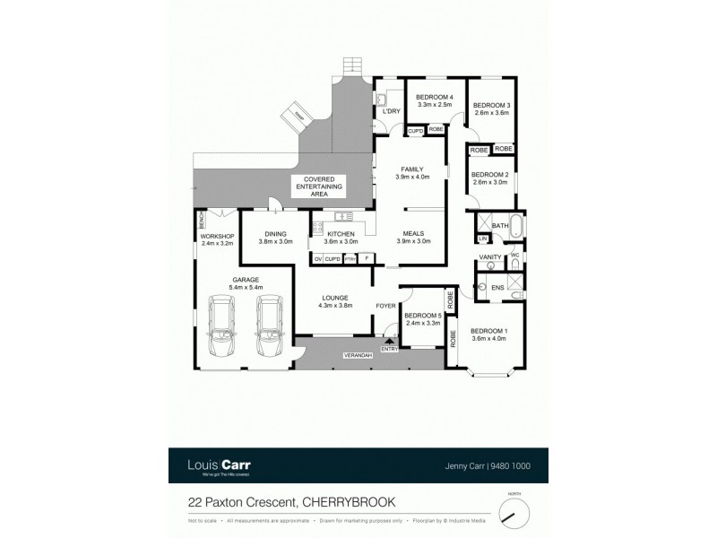 22 Paxton Crescent, Cherrybrook NSW 2126 Floorplan