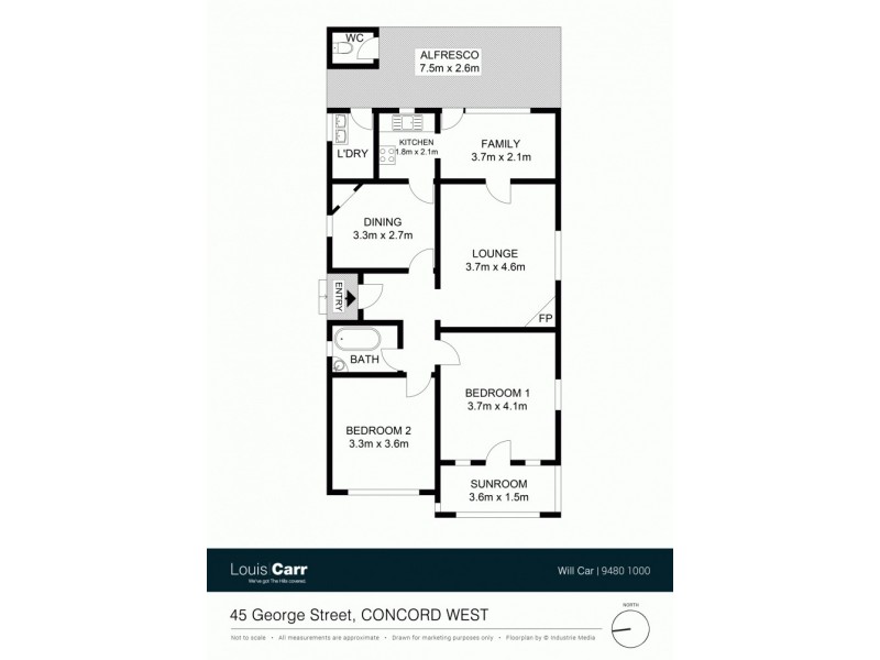 45 George Street, Concord West NSW 2138 Floorplan
