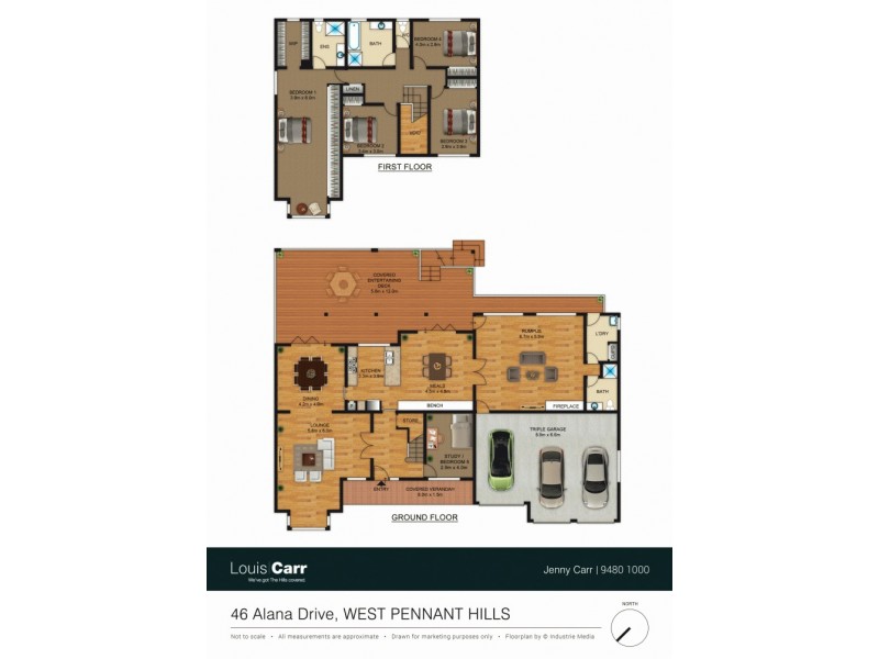 46 Alana Drive, West Pennant Hills NSW 2125 Floorplan