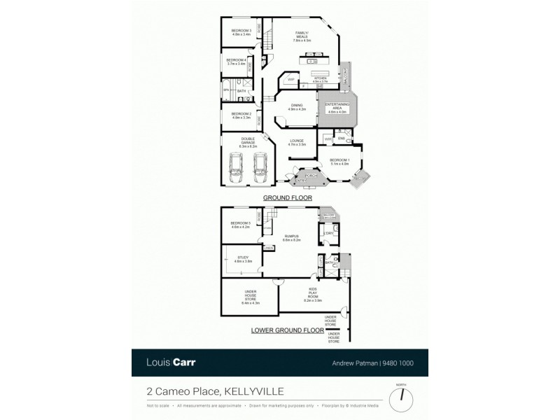 2 Cameo Pl, Kellyville NSW 2155 Floorplan