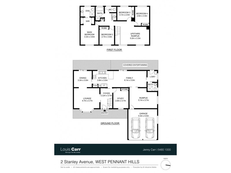 2 Stanley Avenue, West Pennant Hills NSW 2125 Floorplan