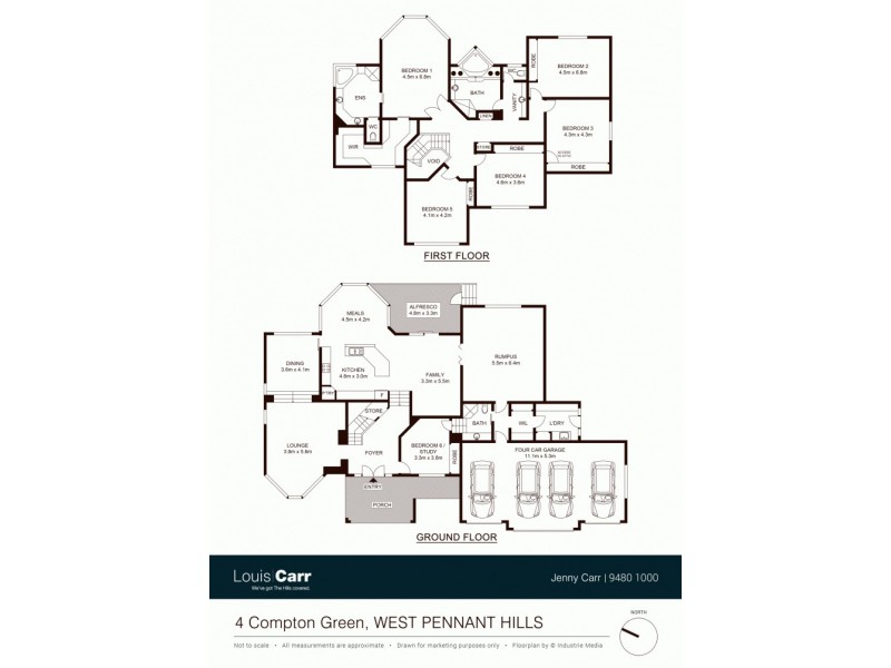 4 Compton Green, West Pennant Hills NSW 2125 Floorplan