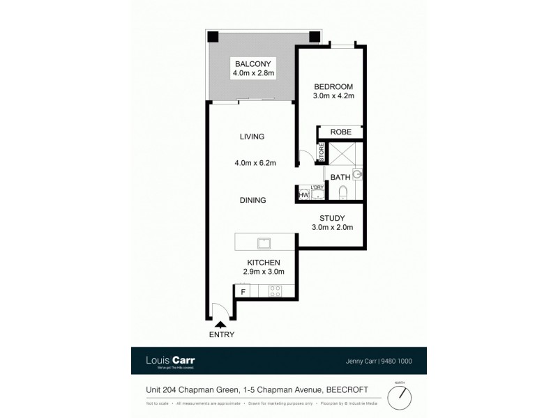 204/1-5 Chapman Avenue, Beecroft NSW 2119 Floorplan