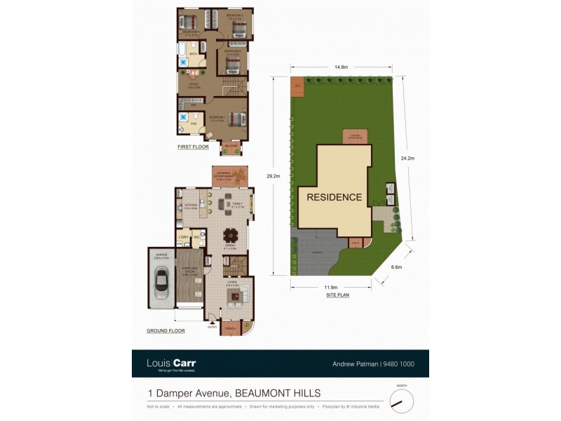 1 Damper Avenue, Beaumont Hills NSW 2155 Floorplan