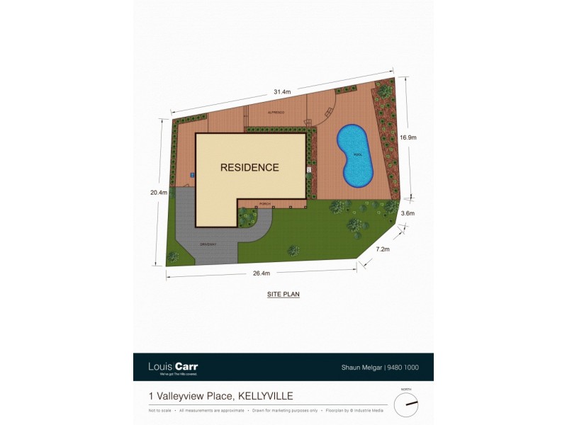 1 Valleyview Place, Kellyville NSW 2155 Floorplan