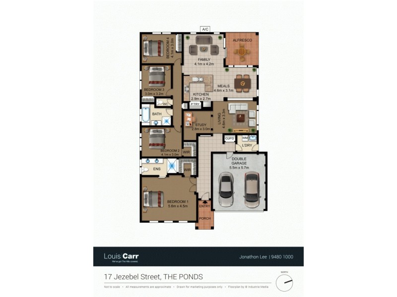 17 Jezebel St, The Ponds NSW 2769 Floorplan