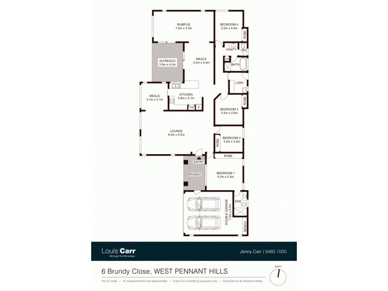 6 Brundy Close, West Pennant Hills NSW 2125 Floorplan