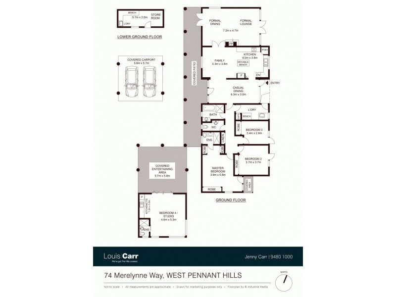 74 Merelynne Avenue, West Pennant Hills NSW 2125 Floorplan